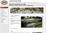 Desktop Screenshot of cpo-bikes.de